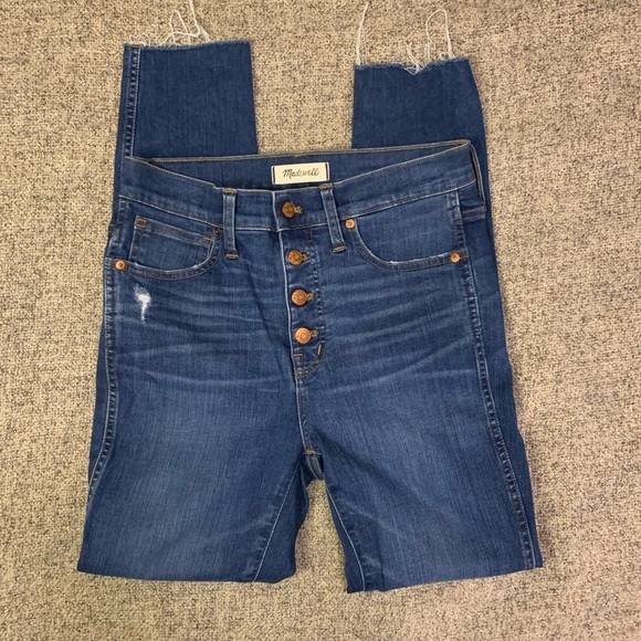 Madewell Denim - Madewell 10” High Rise Button-fly Skinny Jean